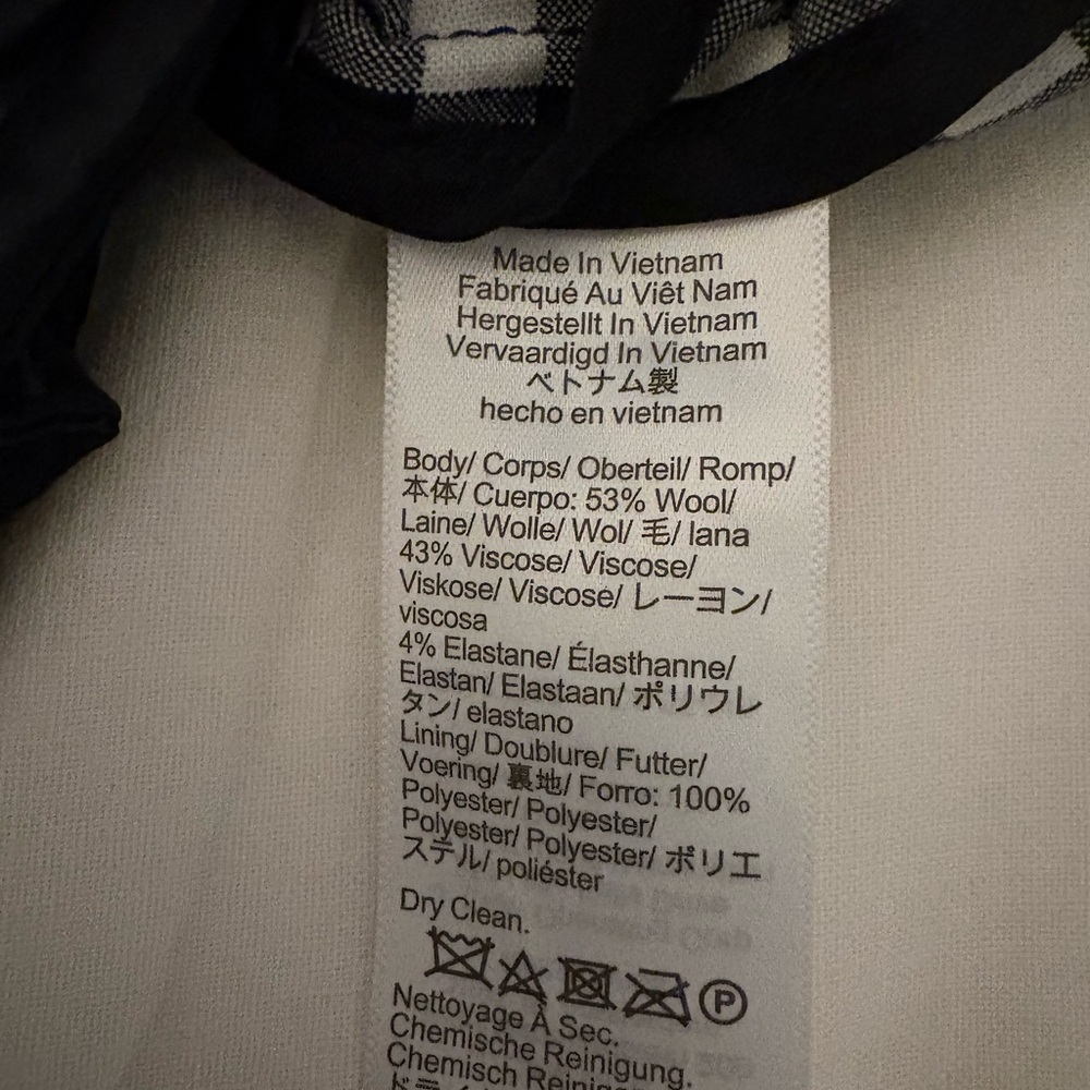 Madewell Black and White Gingham Skort - Picture 4 of 5